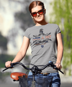 love a vet womens short sleeve shirt