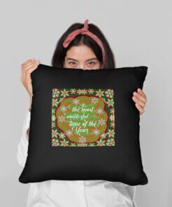 the most wonderful time of the year -pillow cover