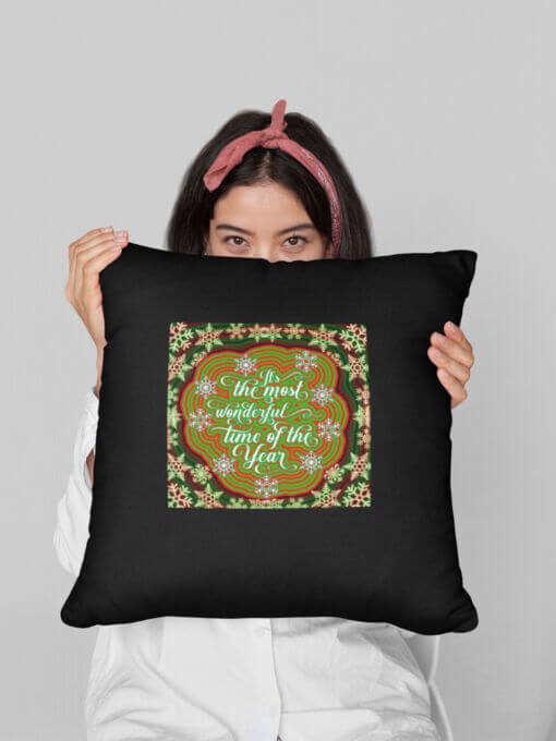 the most wonderful time of the year -pillow cover