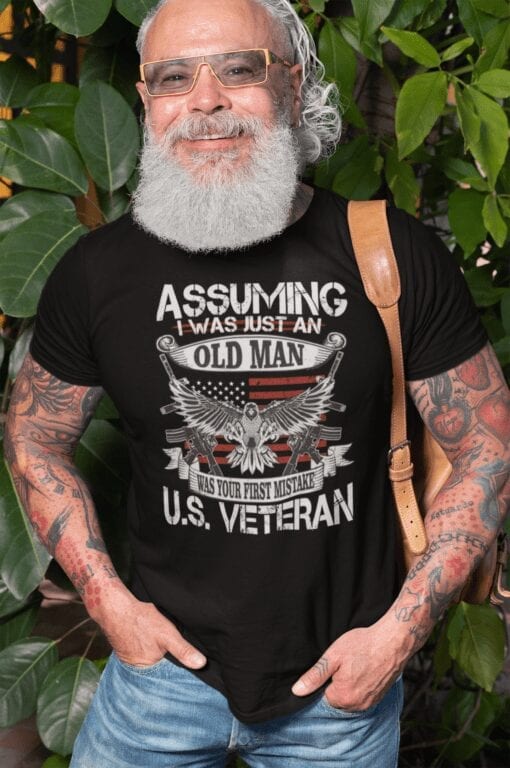 I'm not an old man, I'm a veteran