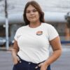 Nature coast landings RV resort unisex short sleeve shirt - left chest logo white