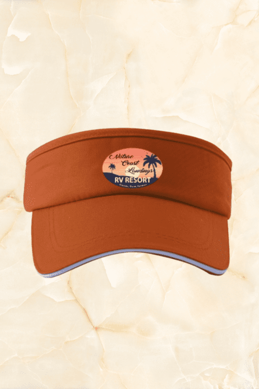 orange visor with NCL logo