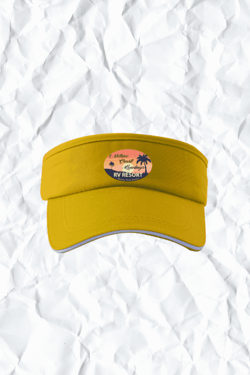 yellow visor with NCL logo